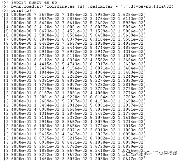 基于Python向Abaqus导入txt、dat数据