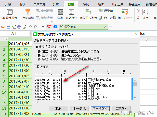 WPS Excel 入门：分列功能怎么用