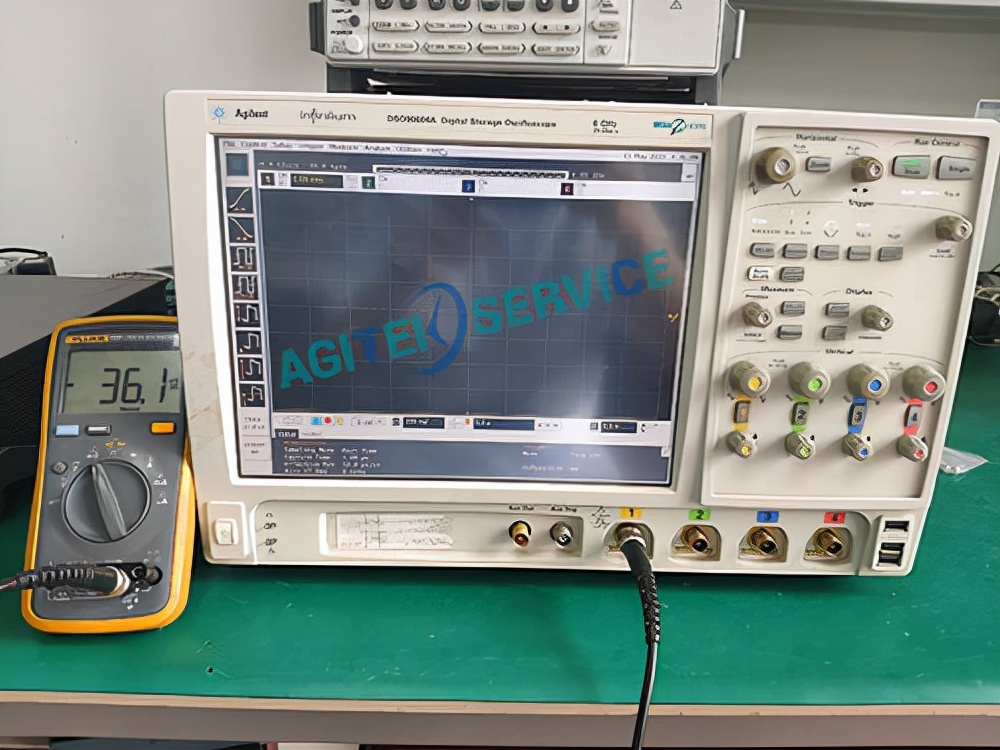 安捷伦示波器DSO90604A直流增益超差维修案例-安泰维修