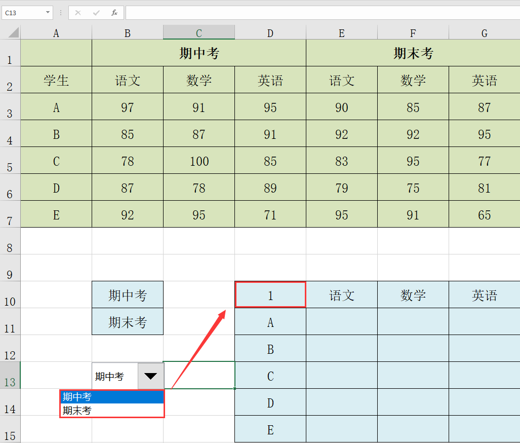 EXCEL开发工具插件结合IF函数，多维图表查询快手制作动态折线图