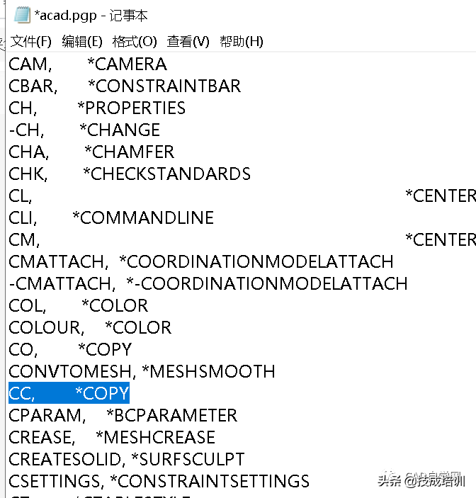 CAD快捷键表，不要一个个在键盘上找了