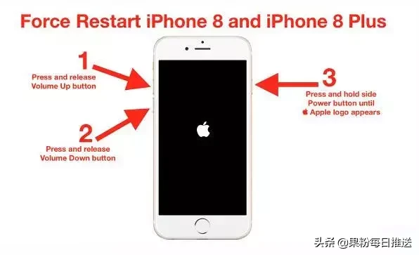 你所不知道的所有iPhone型号强制重启方法