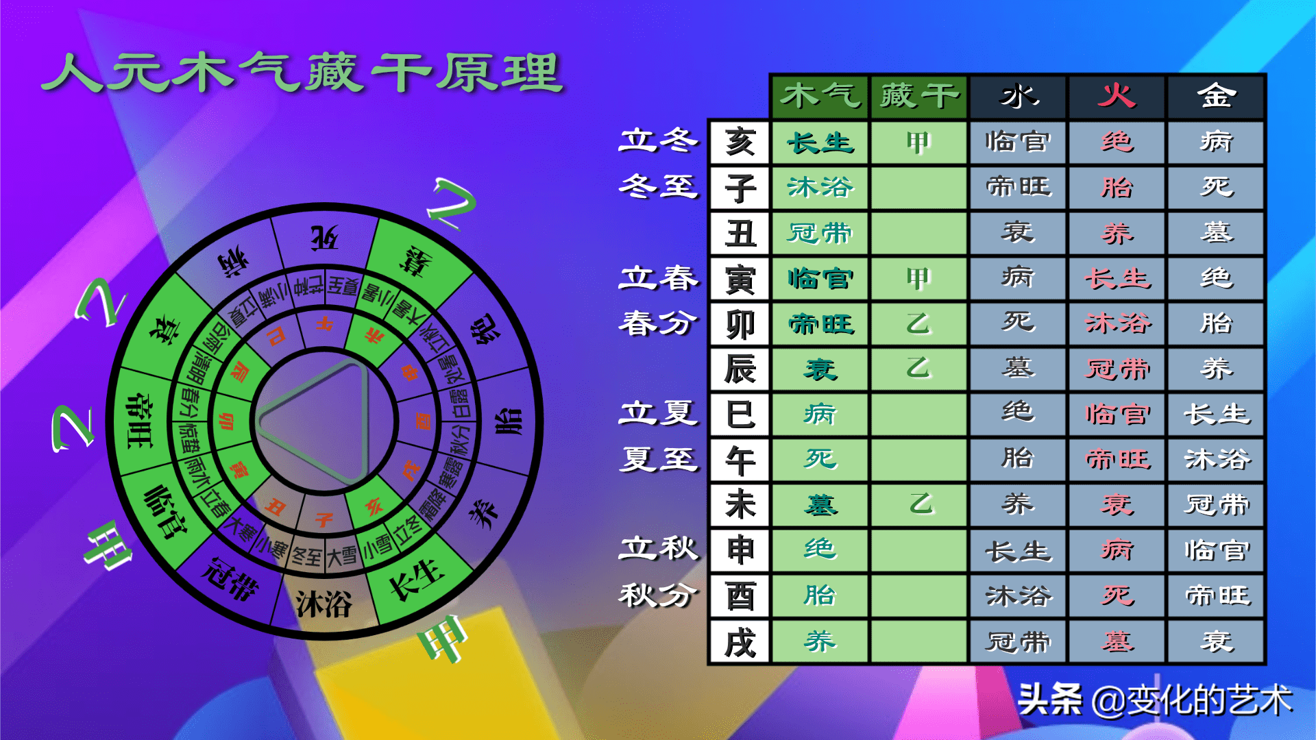 地支为什么要藏干？天地人指的是什么？五行力量如何测量和分布？