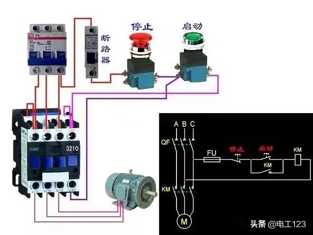 接触器自锁电路是怎么实现的