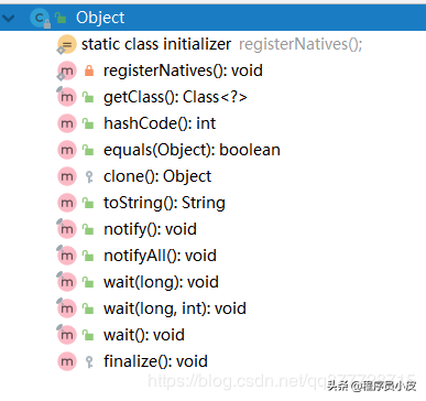 Java基础=>了解Object类的常用方法及作用