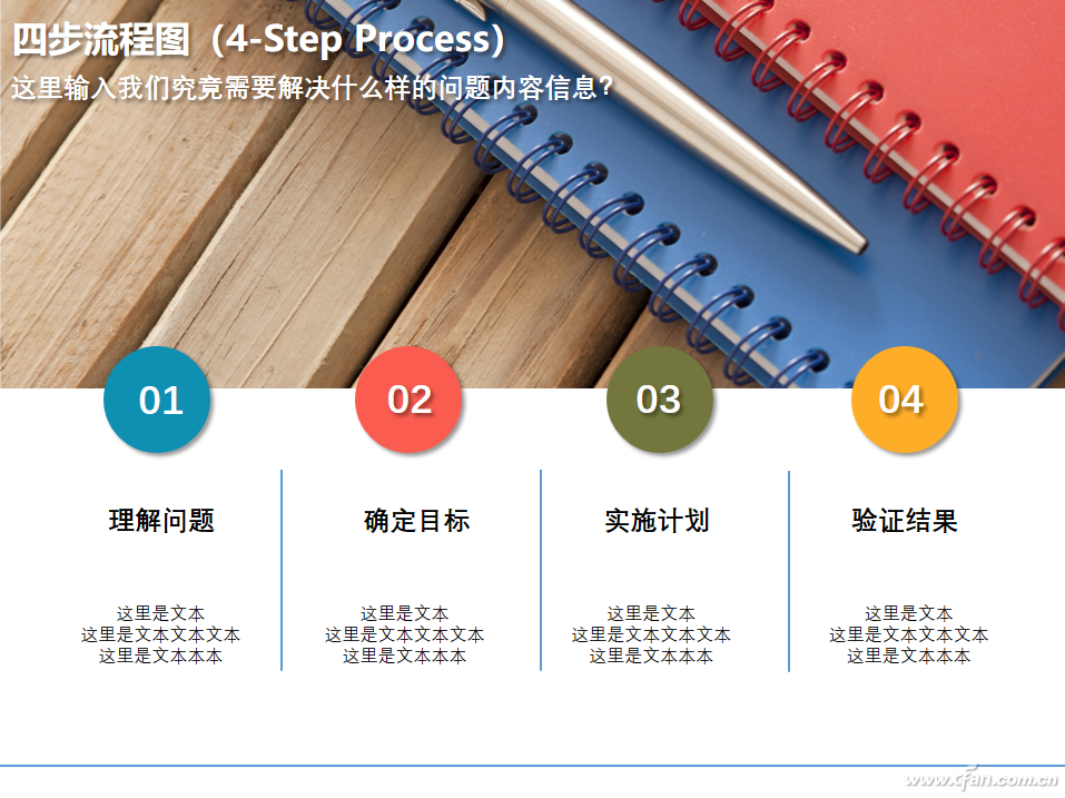 办公小技巧：PPT制作四步流程图