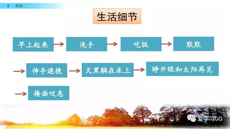 部编版小学语文六年级下册第8课《匆匆》图文讲解 知识要点