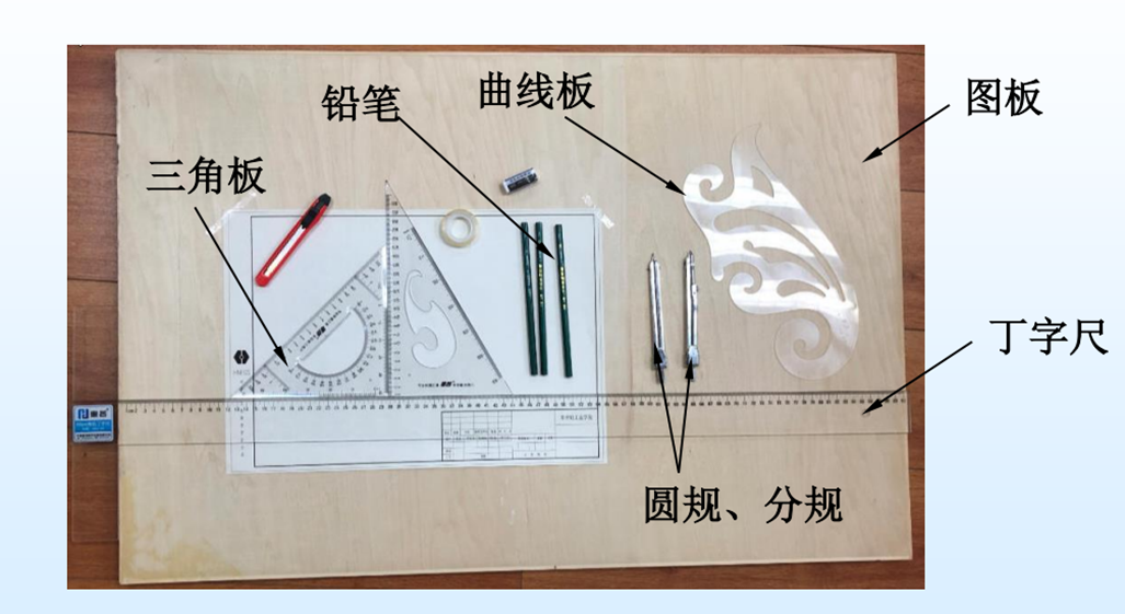 机械制图基础知识：常用手工绘图工具及使用方法画图素养提升技巧