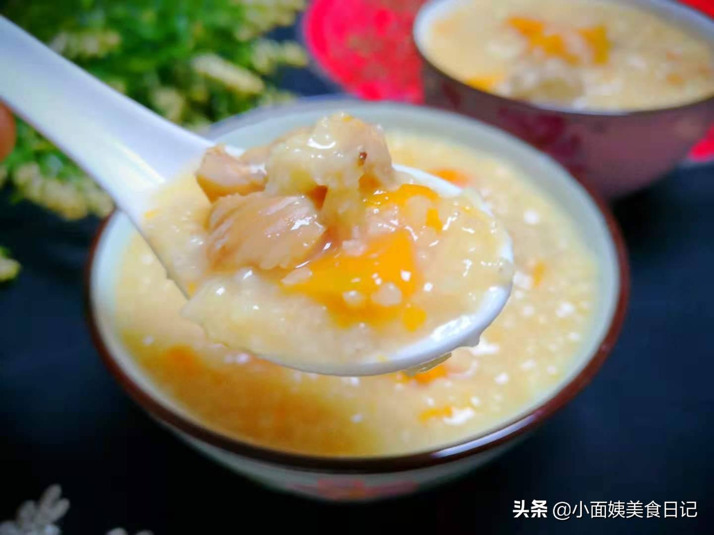 小米加这2种食材一起煮粥才真是“黄金搭配”，暖心养胃香浓美味