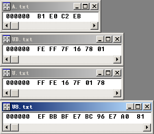 「原」unicode和utf-8有何区别？ANSI和ASCII有何关联？