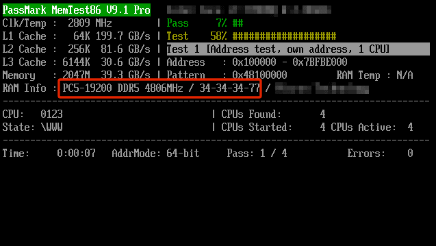 MemTest86 内存测试软件新增 DDR5 内存支持