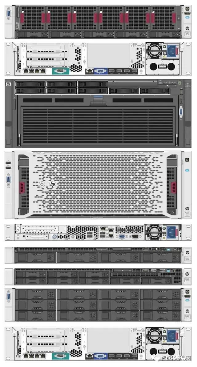 VISIO形状图库-H3C/HP/HPE 服务器/网络/安全/存储