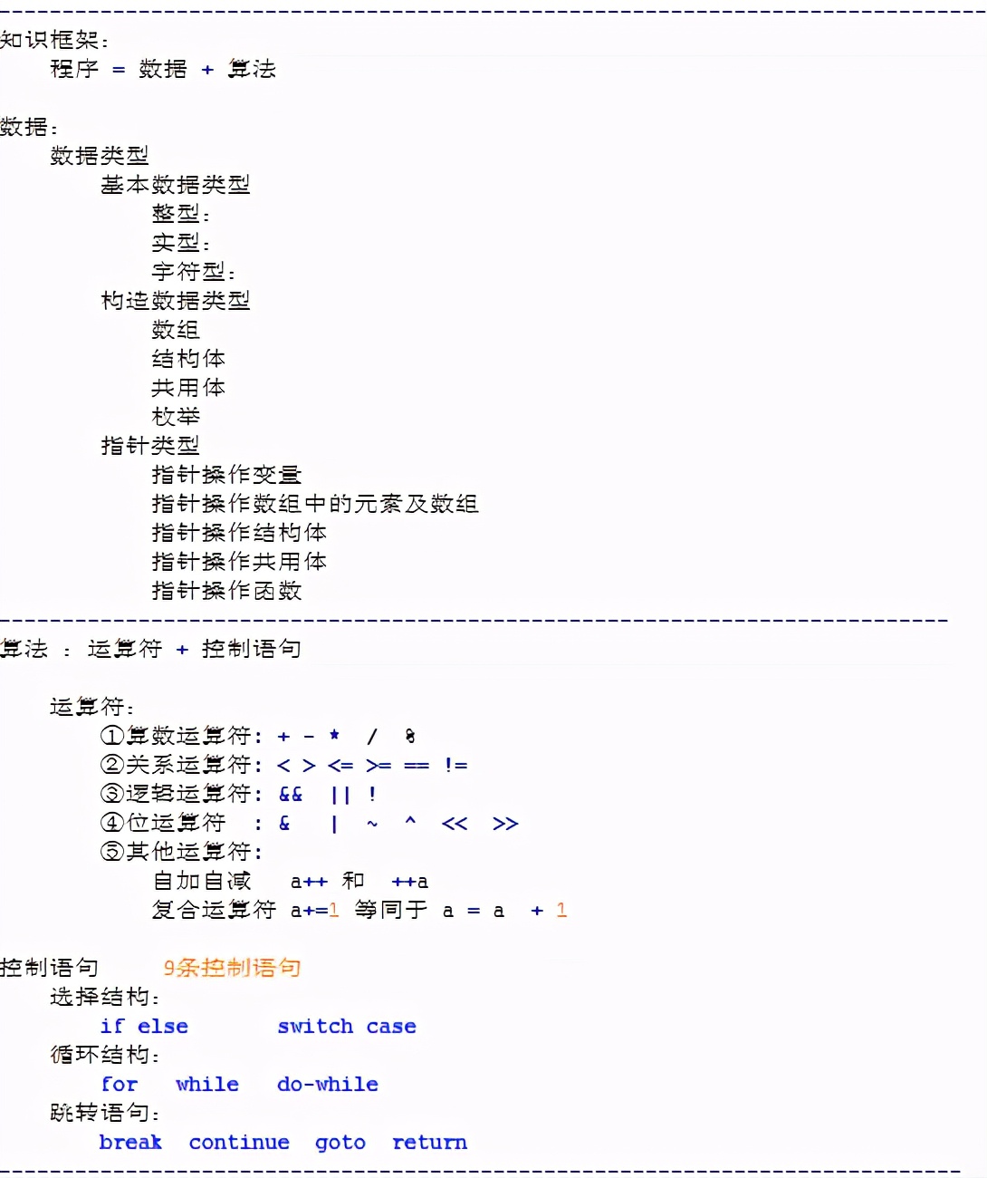 嵌入式行业如何学习C语言开发及C语言知识点