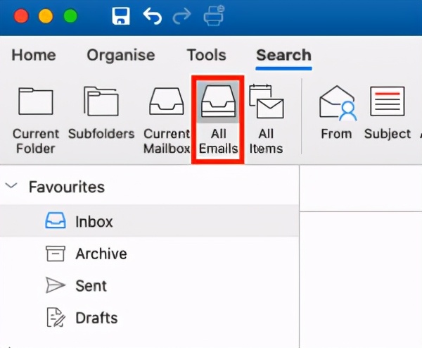 如何解决MacOS中Outlook搜索的问题