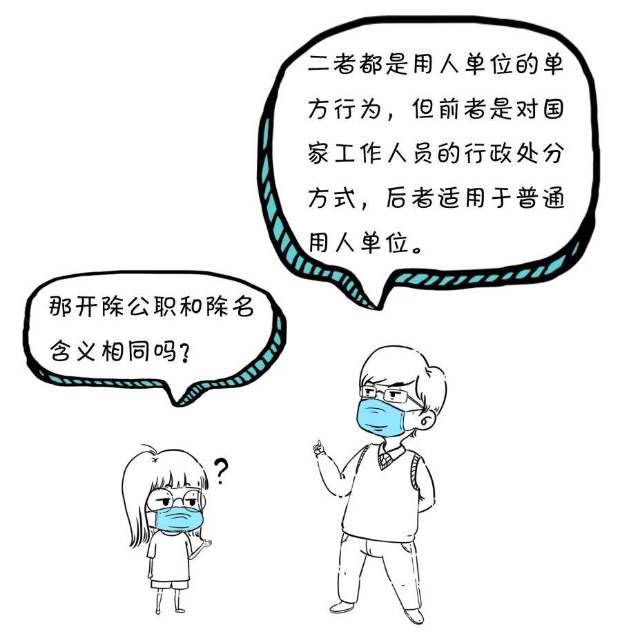 漫点普法 | 免职、撤职、降职、辞职、开除你分得清吗？