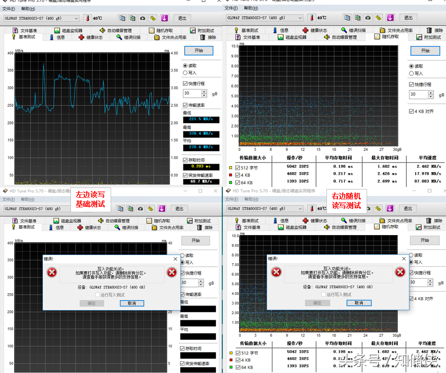 HDtune到底适不适合用于测试SSD