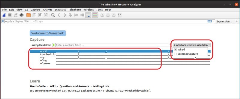 Ubuntu 上 Wireshark 的安装与使用