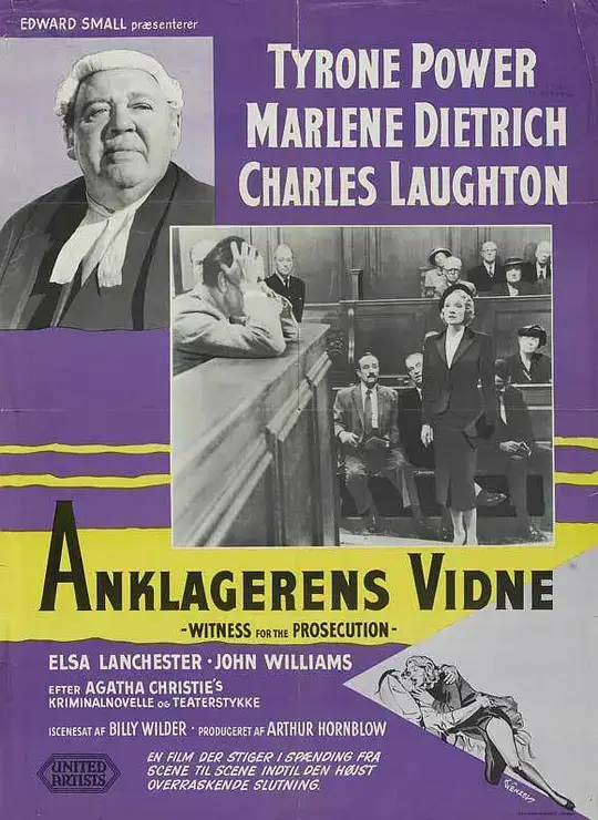 经典回顾：控方证人 Witness for the Prosecution (1957)