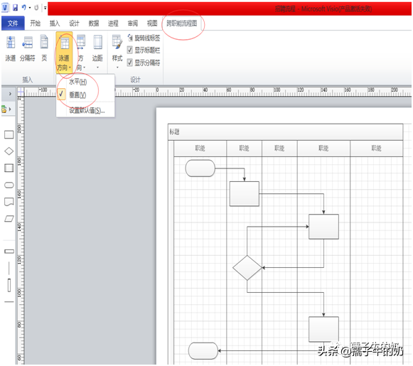 如何利用Visio软件绘制流程图