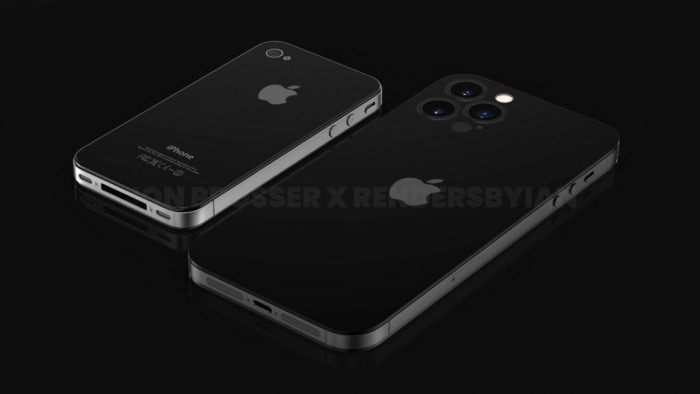 iPhone 14 Pro渲染图曝光：打孔前摄 后摄近乎无凸起