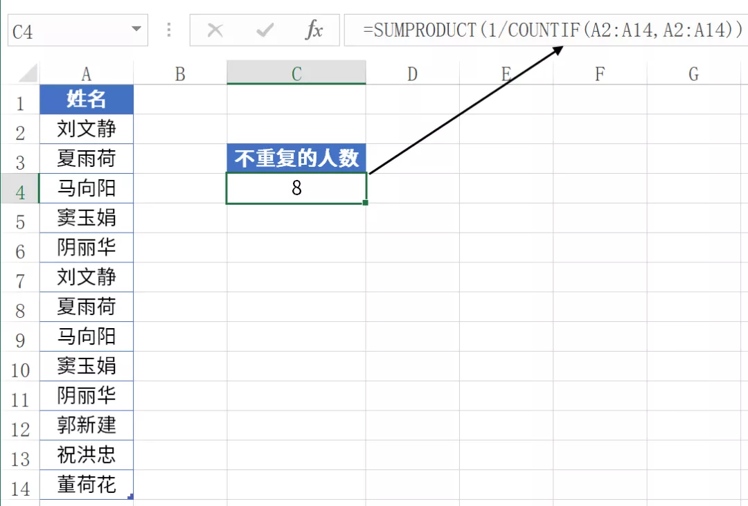 COUNTIF函数用法大全