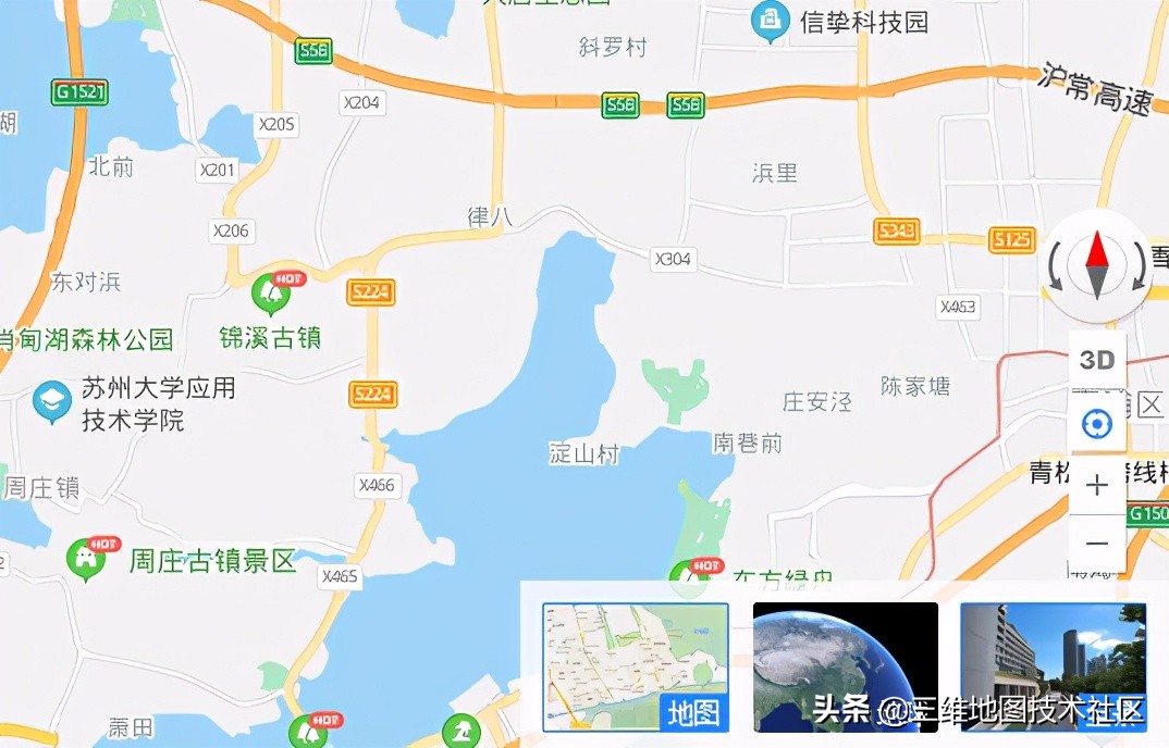 国产地图软件如何查看高清街景地图？