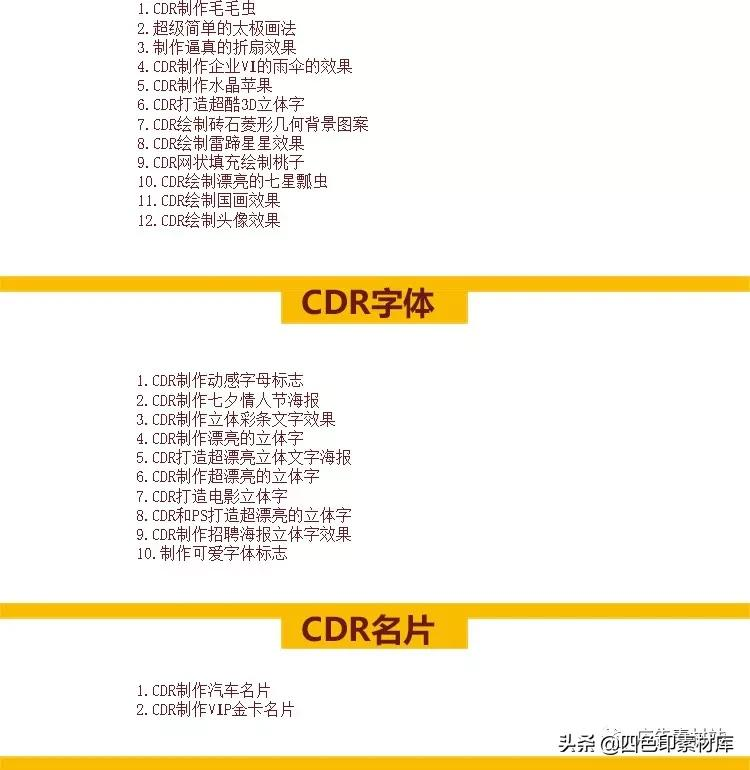 第1782期CDR从入门到精通视频教程