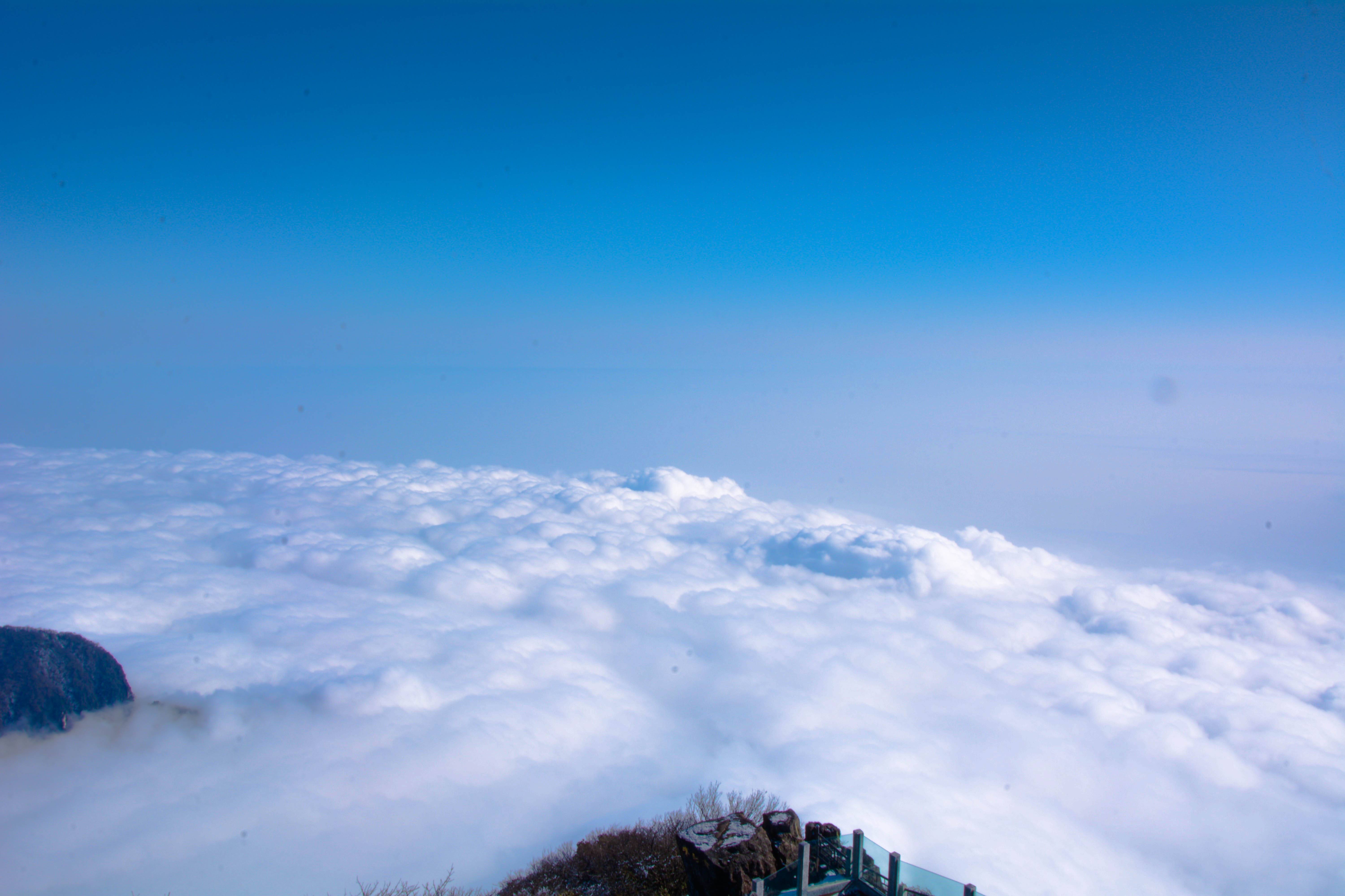 峨眉山冬游记——象城、云海、雪松、金顶、四面十方普贤金象