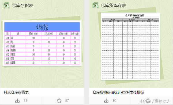 20个常用的Excel模板正在召唤你，想要的请扣1