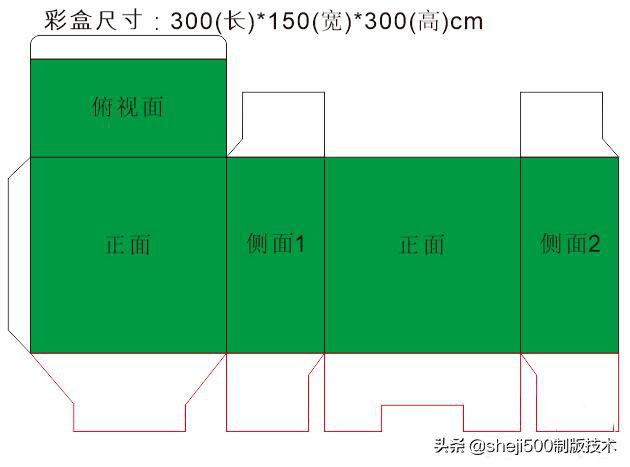 cdrX7怎么制作彩色盒子展开图？cdr盒子平面图的画法