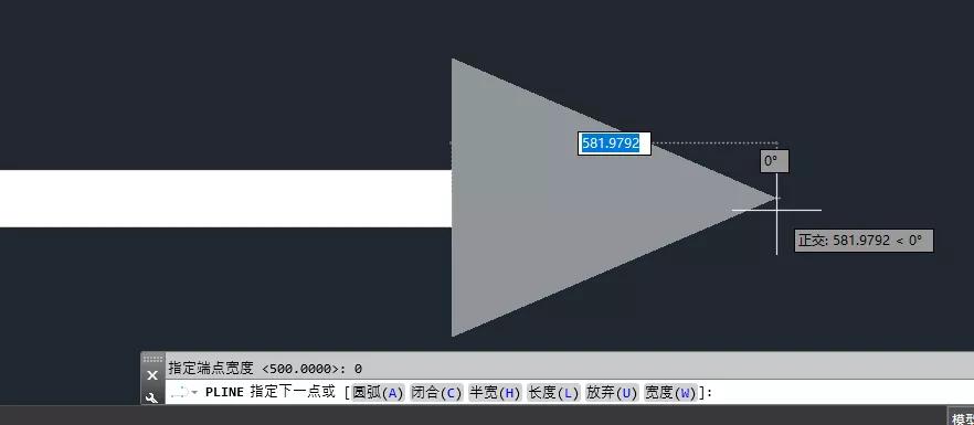 CAD一个命令快速绘制箭头，真的是敲极快