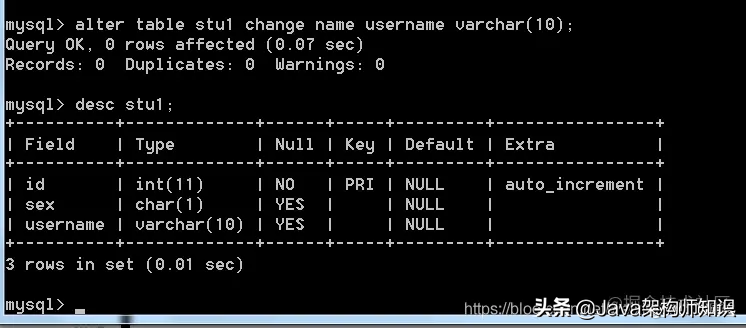 Mysql常用基础操作命令及数据操作命令一览