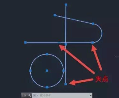 CAD中什么是夹点？夹点编辑怎么用？