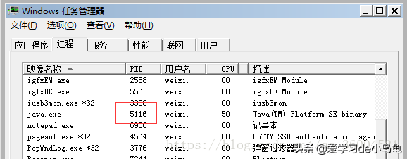 如何查看某个端口被谁占用