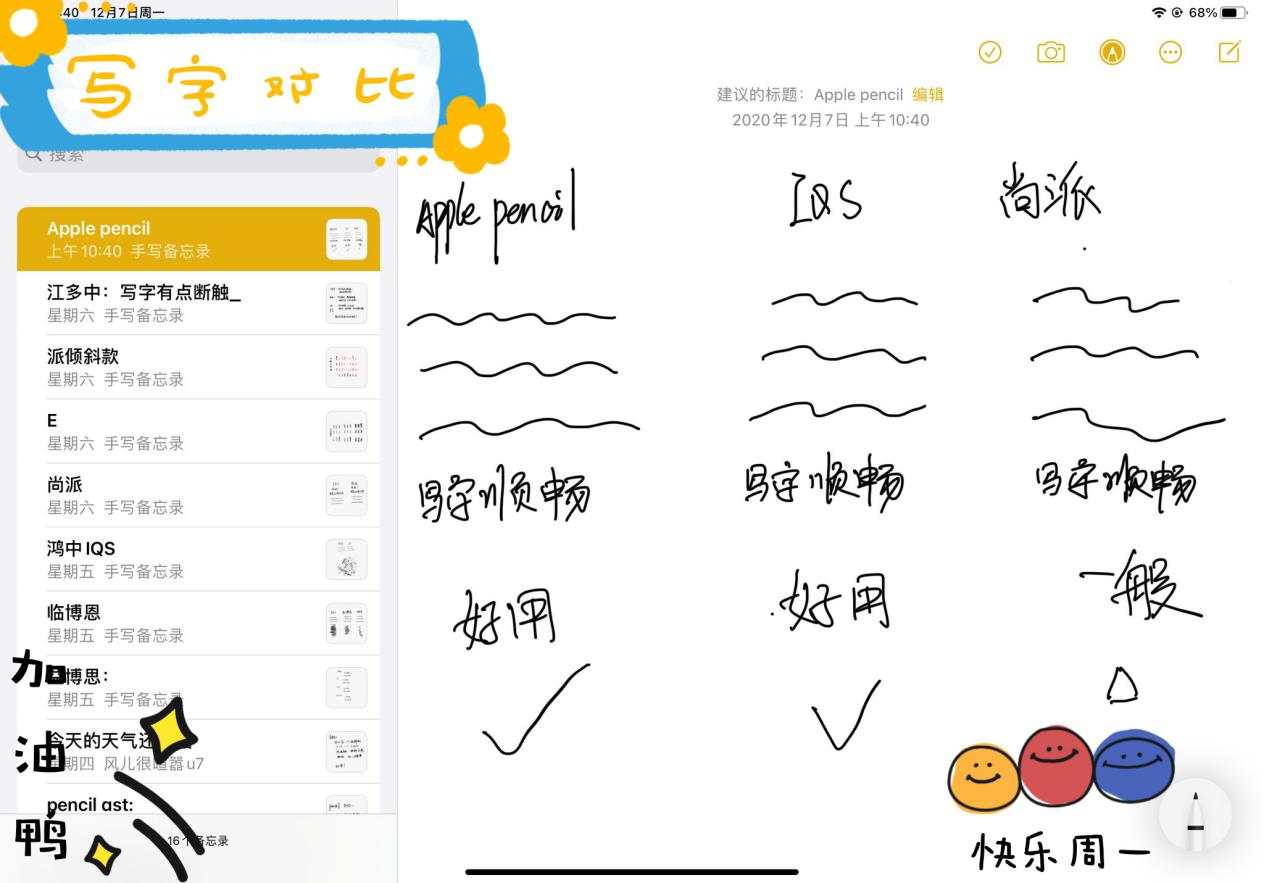 电容笔怎么选？超好用的平替Apple pencil，强烈推荐