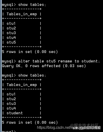 Mysql常用基础操作命令及数据操作命令一览