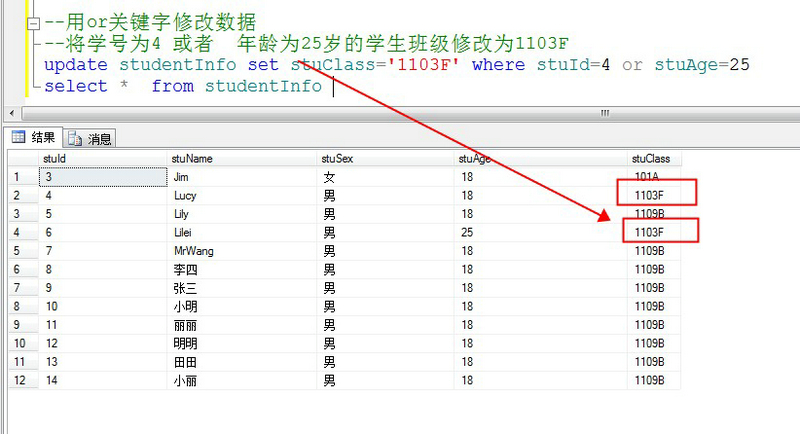 SQL SERVER数据库中的update语句基本用法详解