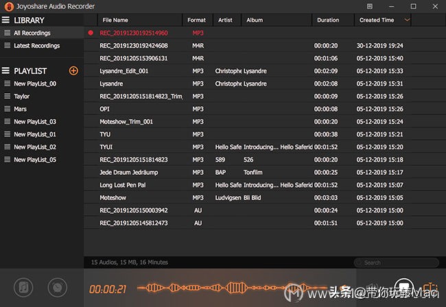 如何使用Joyoshare Audio Recorder录制mac上播放的任何音频#