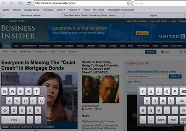 iPhone发短信时你所不知道的8大秘密 iPad键盘可分成两半