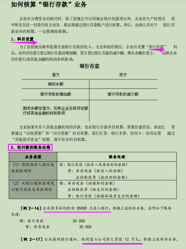 这才是出纳工作的详细操作内容，至今百看不腻，连目录都如此全