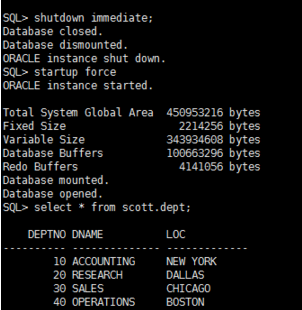 详解Oracle 数据库启动过程