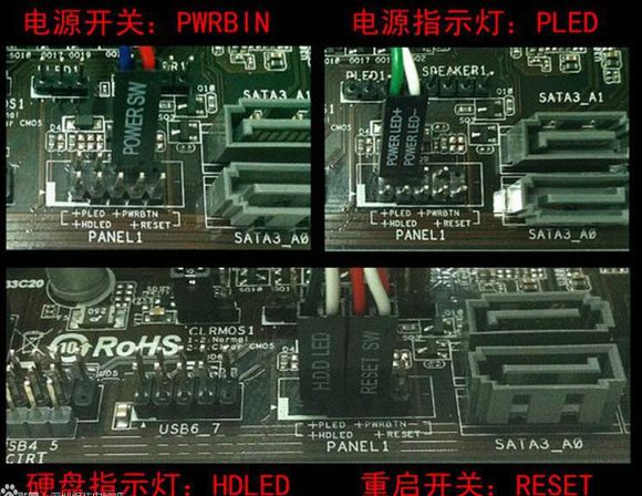 DIY电脑必备：机箱与主板接口接线指南，妈妈再也不怕我接错线了