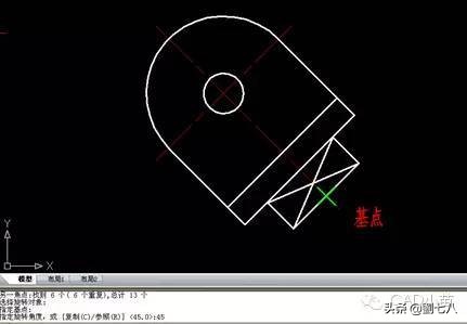CAD快速入门（十）移动和旋转和复制