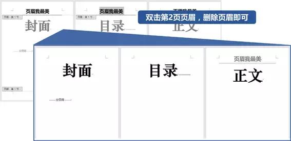 只需三步！教你快速删除Word封面里超难搞的页眉！