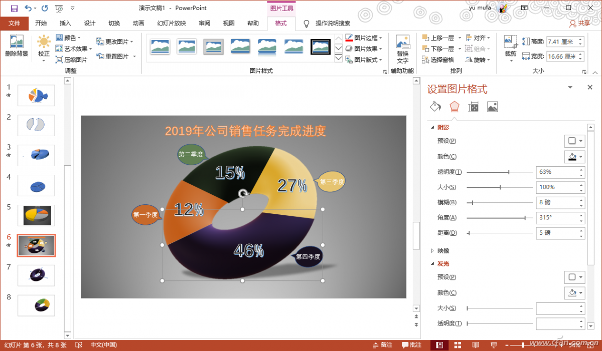 办公小技巧：剑走偏锋 PPT中打造动态图表