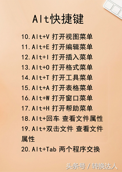 实用的Ctrl、Alt、Shift计算机快捷键汇总，建议收藏一份！