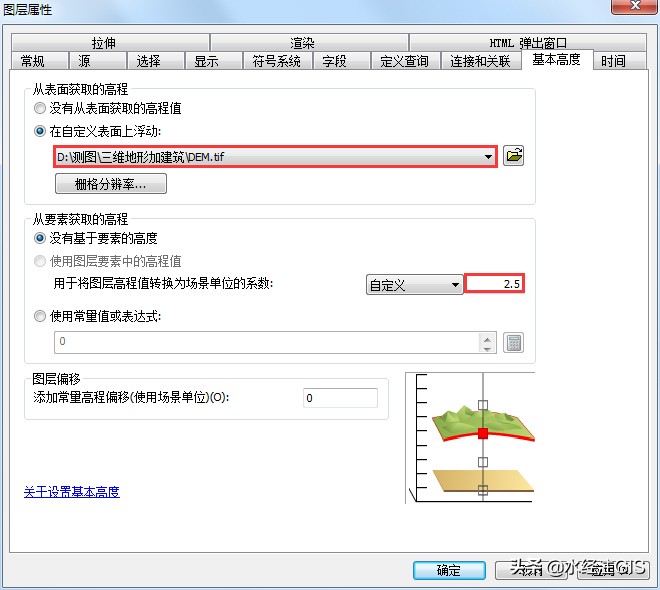 详解如何使用ArcScene制作三维地形+三维建筑效果