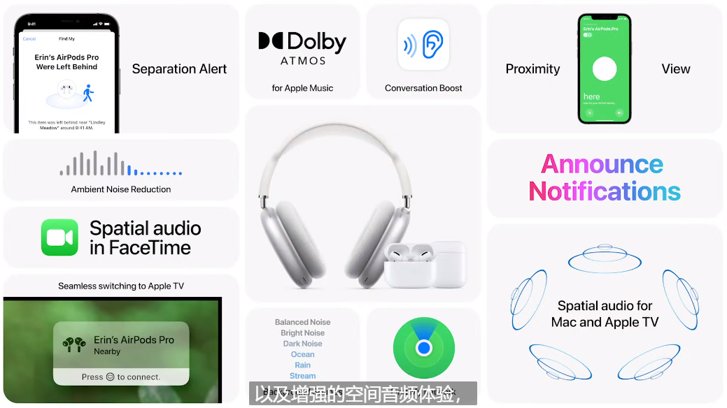 全面增强影音体验，苹果iOS 15无线音频功能解析