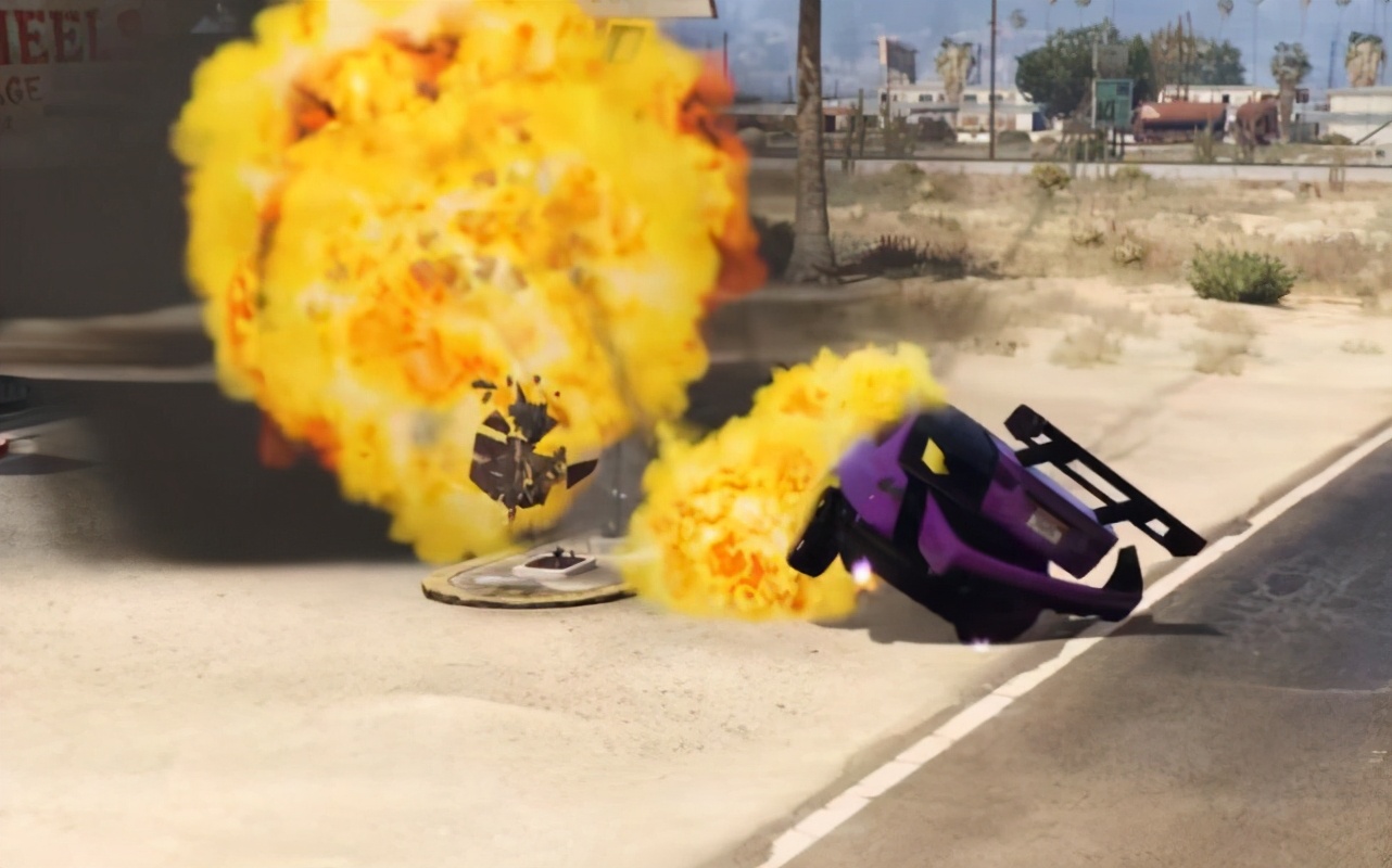 《GTA5》当跑车爆炸后会怎样？申请索赔？萌新：不是重买吗？