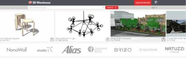 有哪些可以免费下载sketchup模型的地方